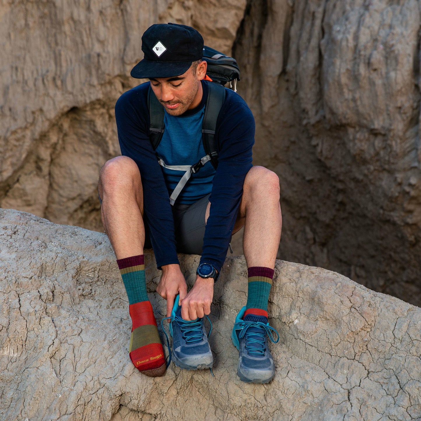 Men's Heady Stripe Micro Crew Lightweight Hiking Socks | Darn Tough
