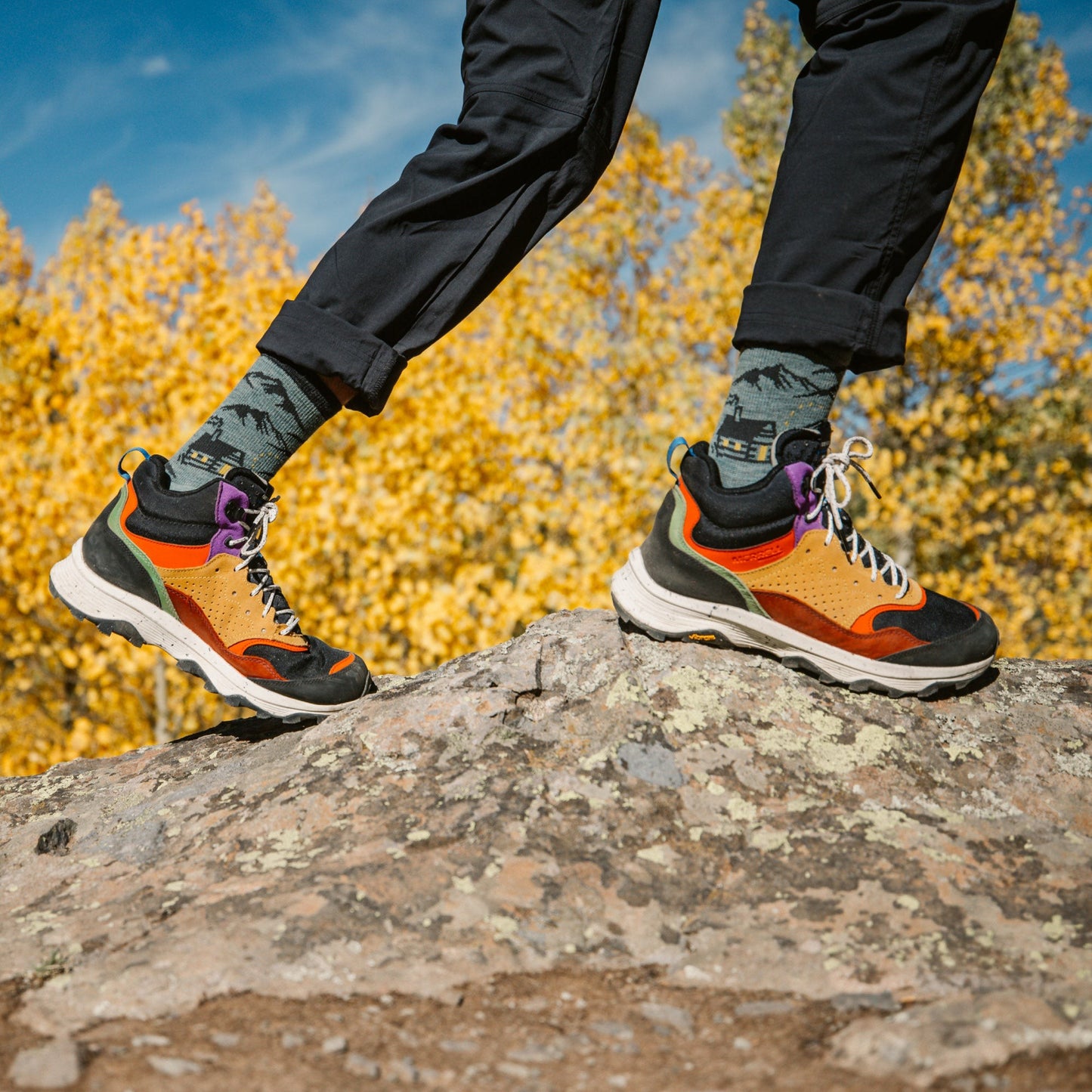Men's Hike Hike Hut Micro Crew Midweight Hiking Socks-Last Chance | Darn Tough