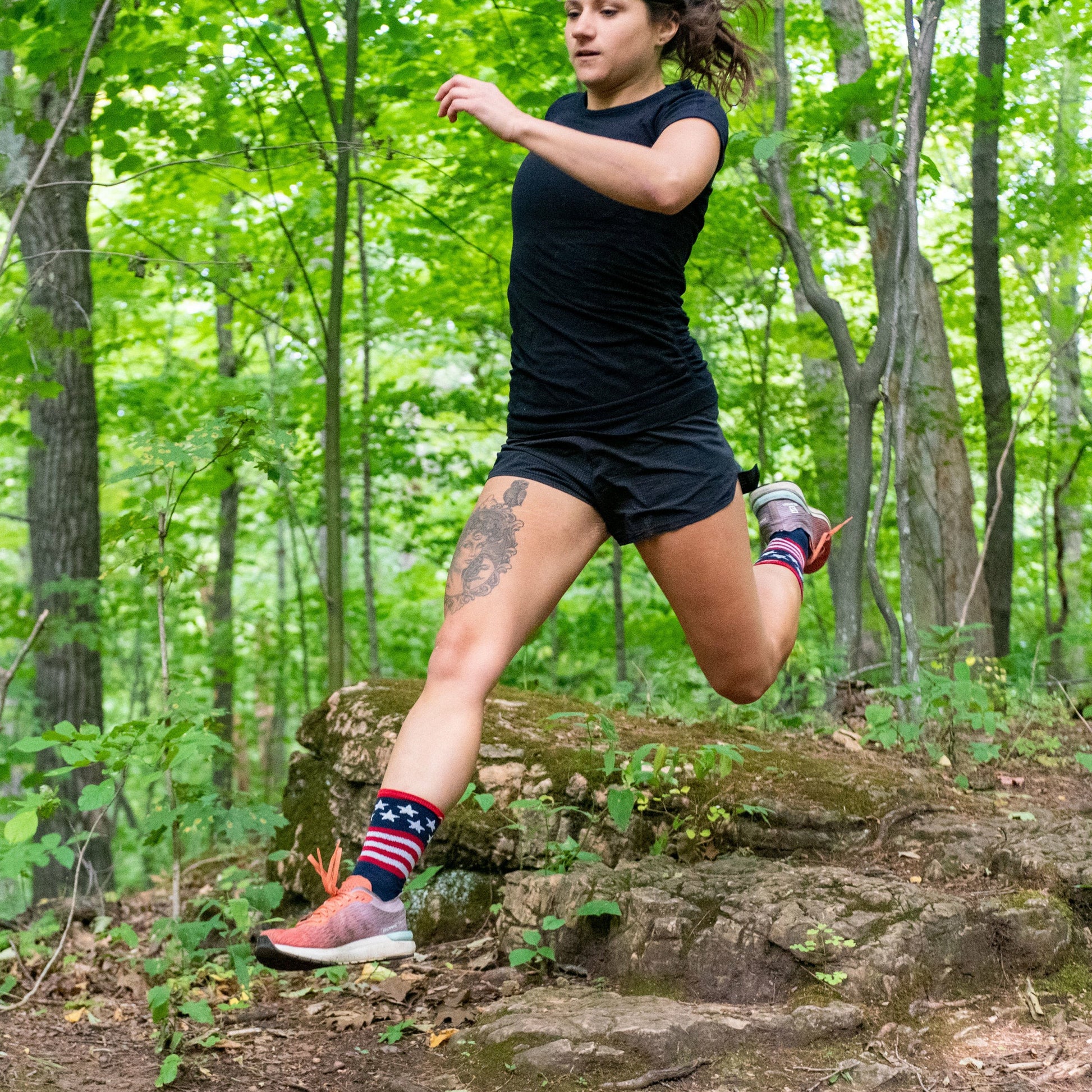 Men's Patriot Micro Crew Ultra-Lightweight Running Socks | Darn Tough