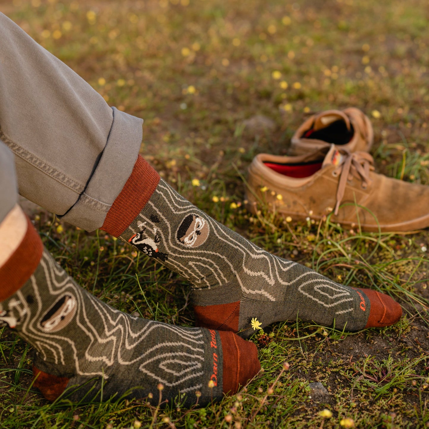 Men's Woody Crew Lightweight Lifestyle Socks | Darn Tough