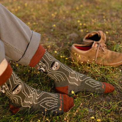 Men's Woody Crew Lightweight Lifestyle Socks | Darn Tough