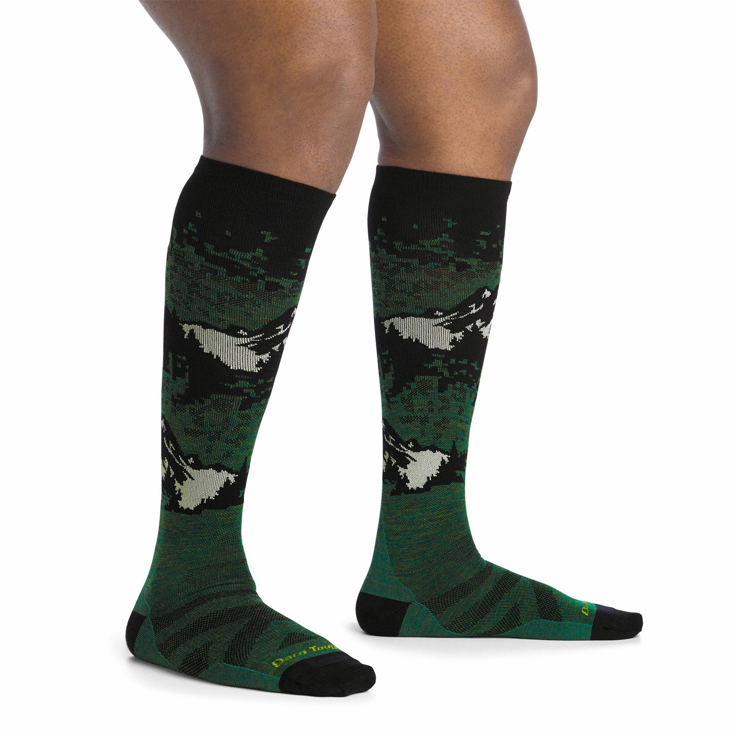 Men's Cold Smoke Over-the-Calf Lightweight Ski & Snowboard Socks | Darn Tough