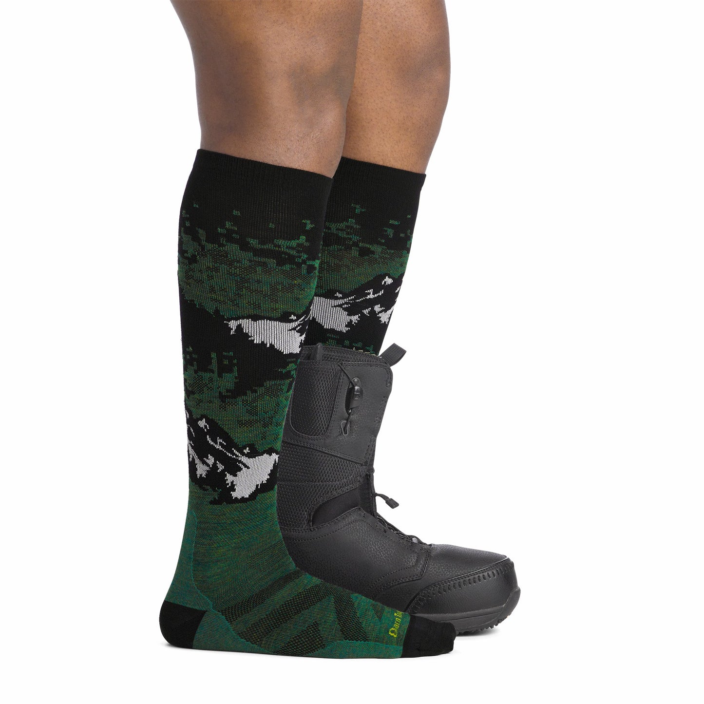 Men's Cold Smoke Over-the-Calf Lightweight Ski & Snowboard Socks | Darn Tough