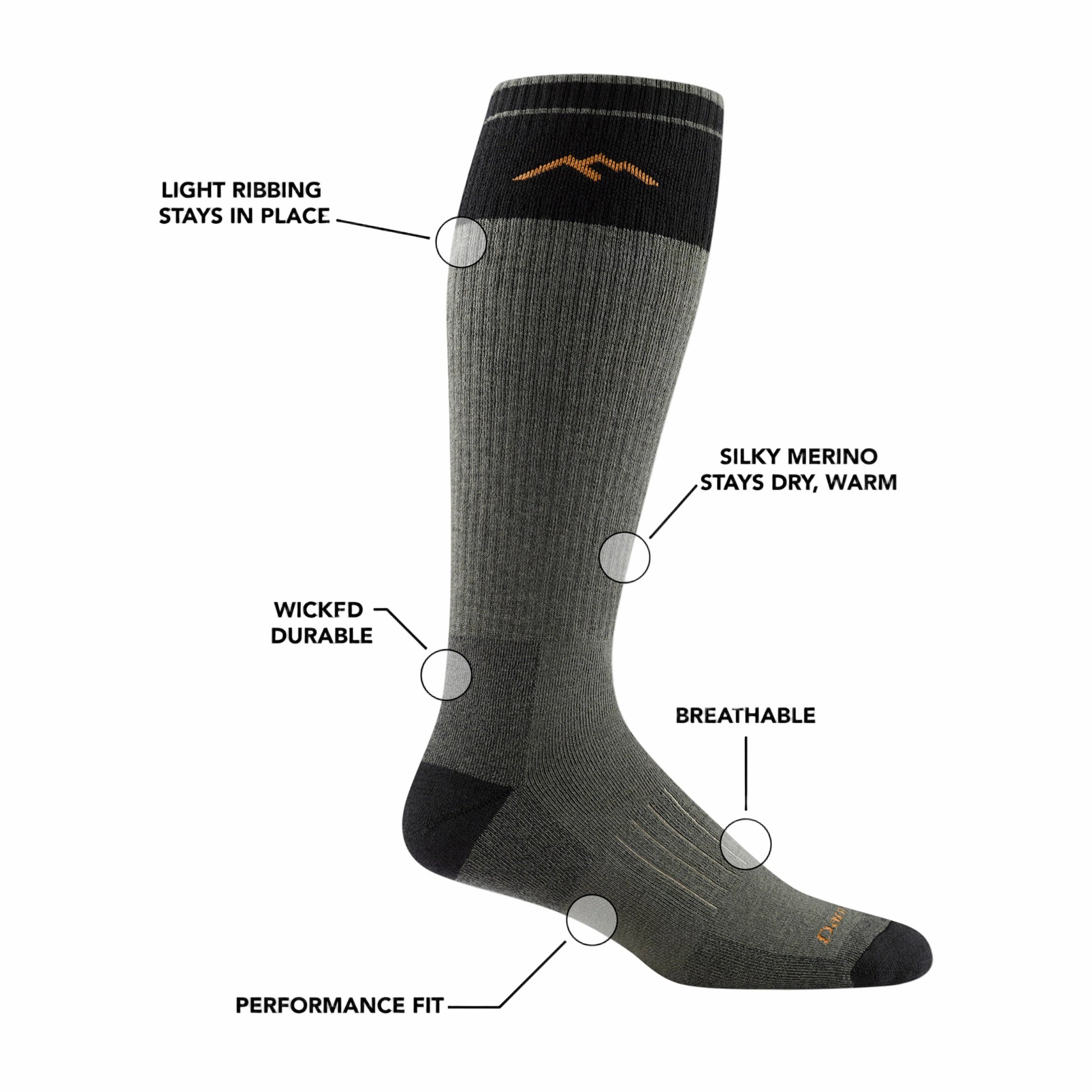 Over-the-Calf Heavyweight Hunting Socks | Darn Tough