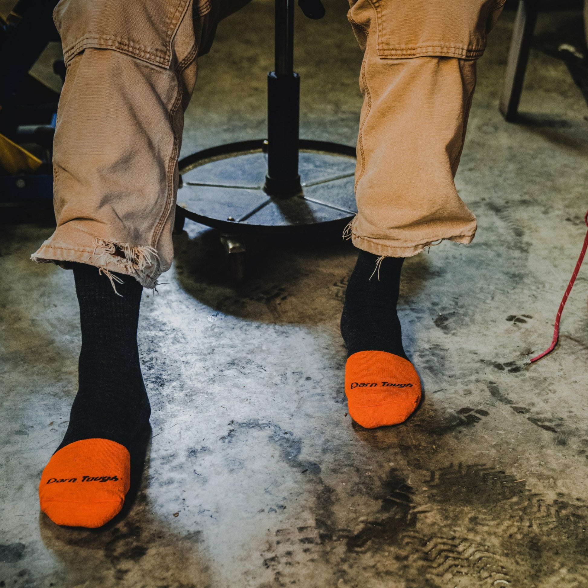 Men's Steely Micro Crew Midweight Work Socks | Darn Tough