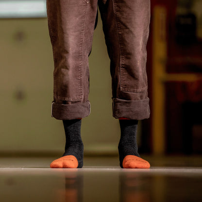Men's Steely Micro Crew Midweight Work Socks | Darn Tough