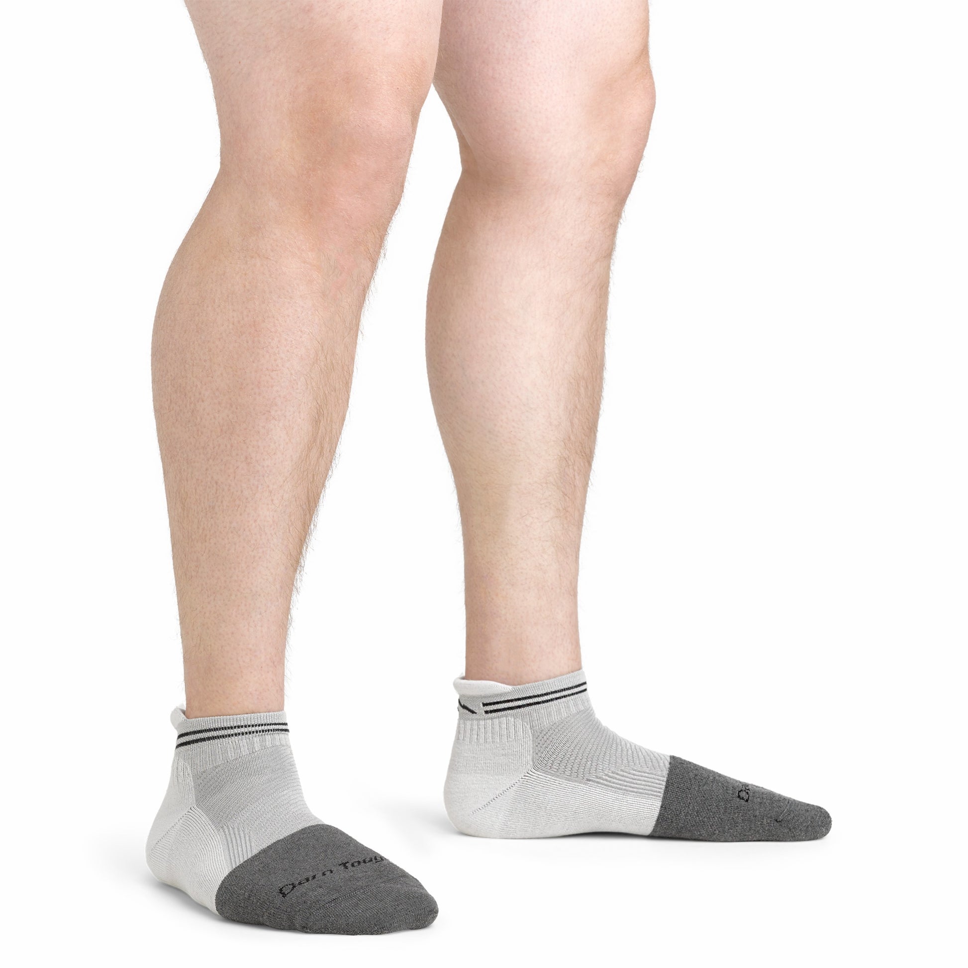 Men's Steely No Show Tab Lightweight Work Socks | Darn Tough