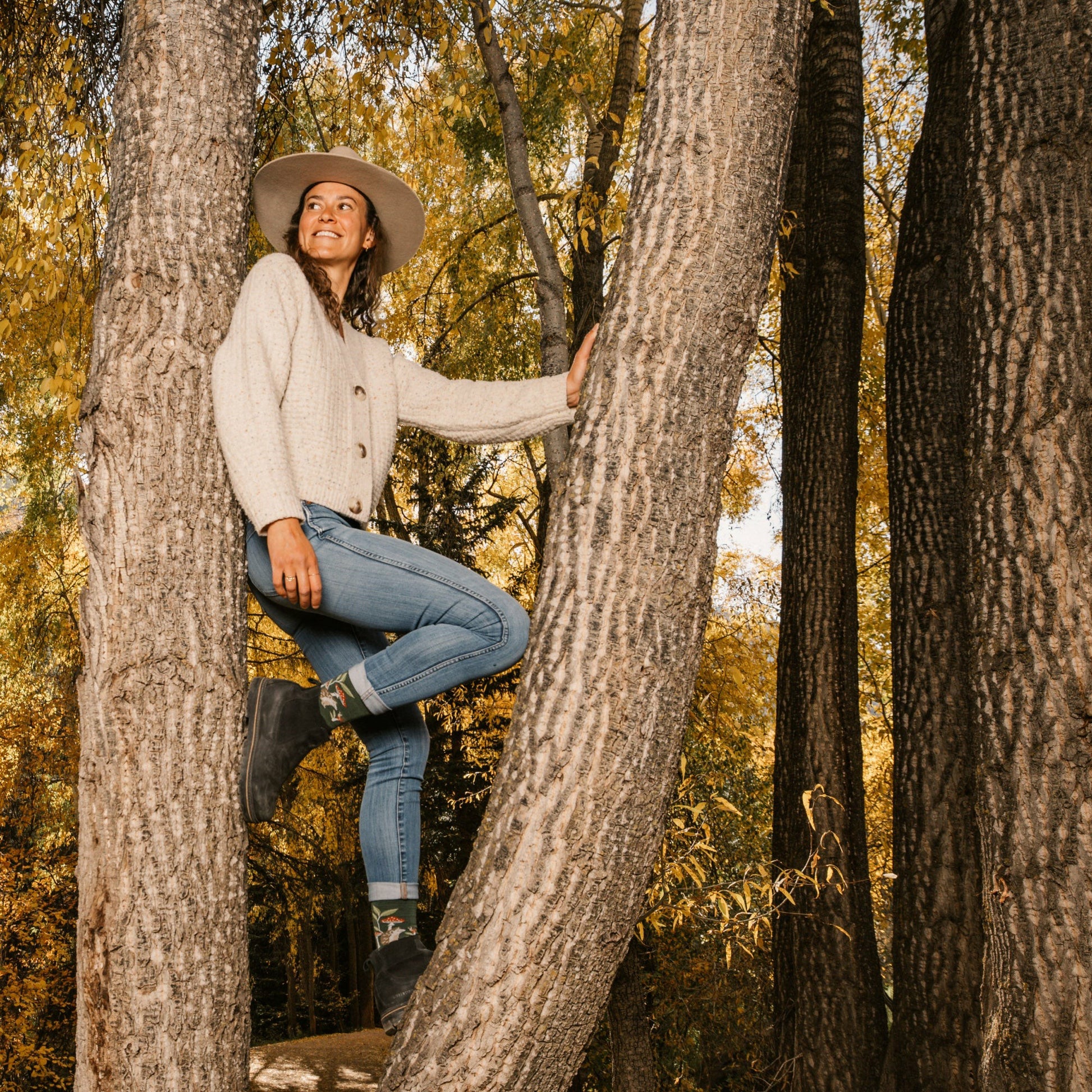 Women's Wild Life Crew Lightweight Lifestyle Socks | Darn Tough