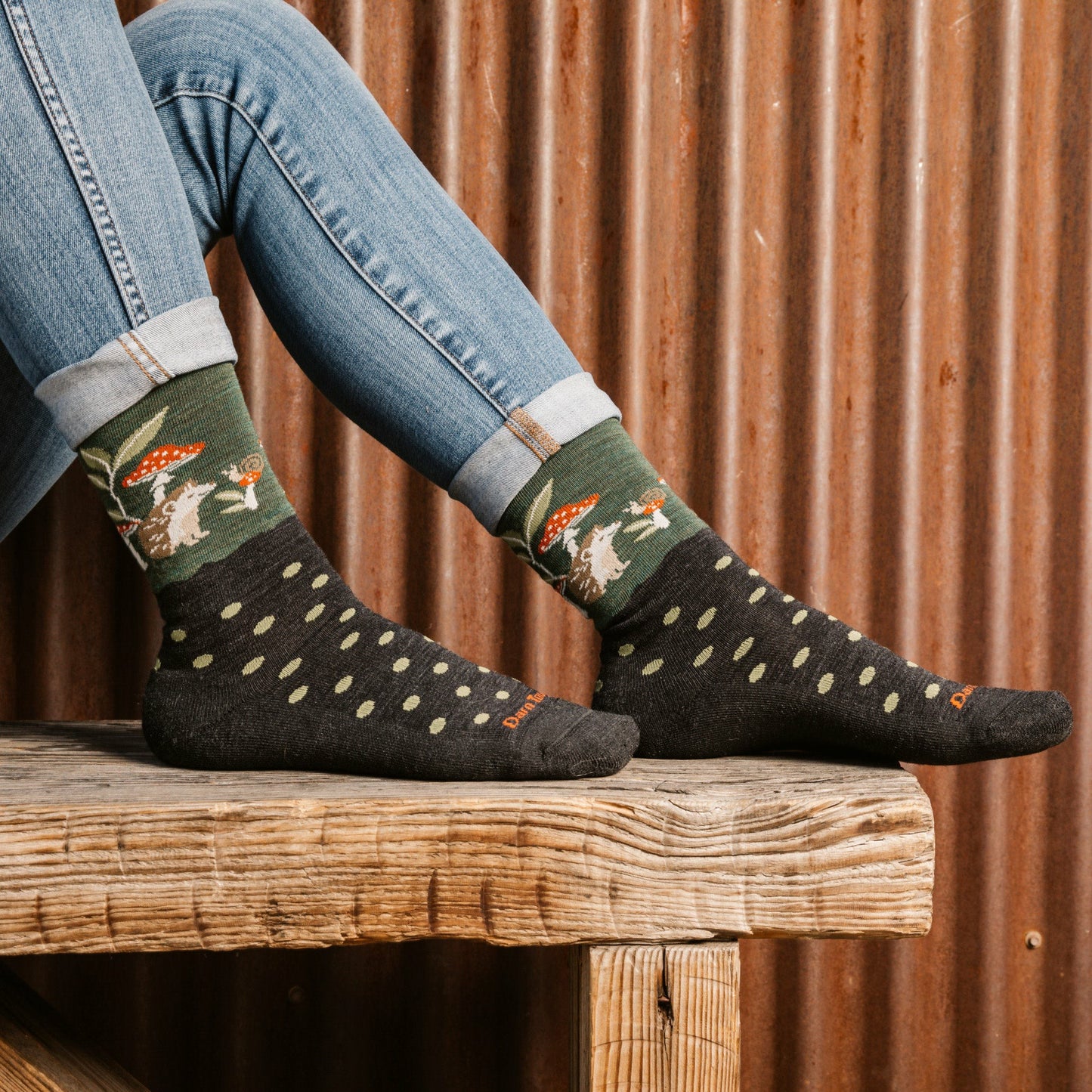 Women's Wild Life Crew Lightweight Lifestyle Socks | Darn Tough