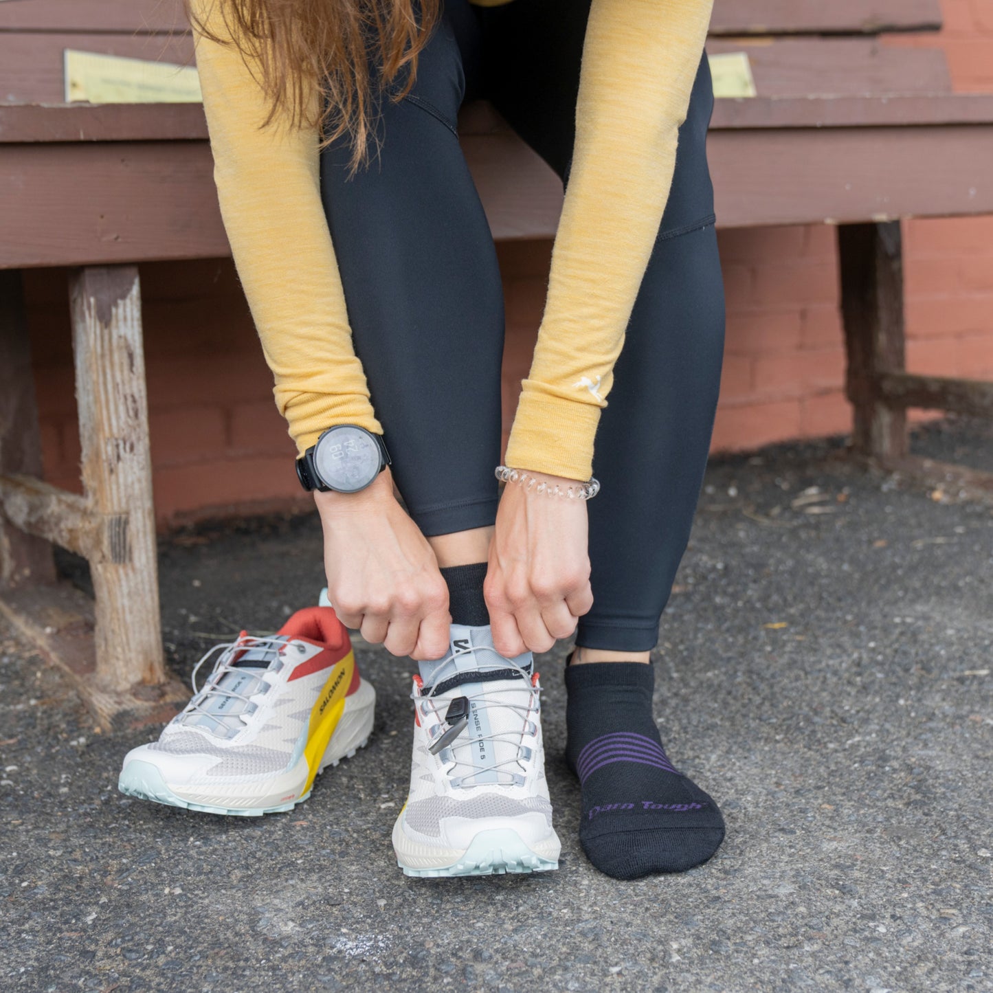 Women's Element No Show Tab Lightweight Running Socks | Darn Tough