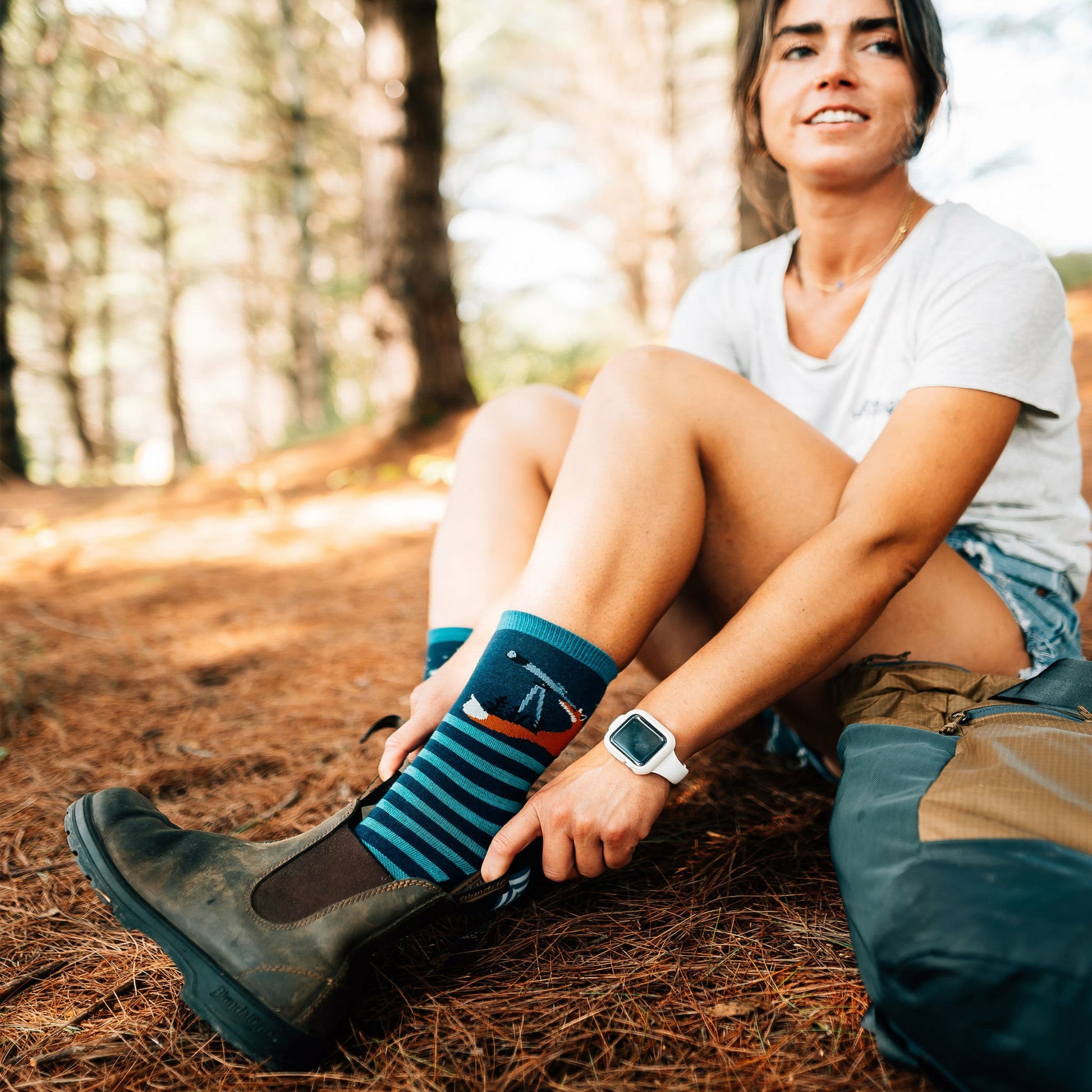 Women's Animal Haus Crew Lightweight Lifestyle Socks | Darn Tough