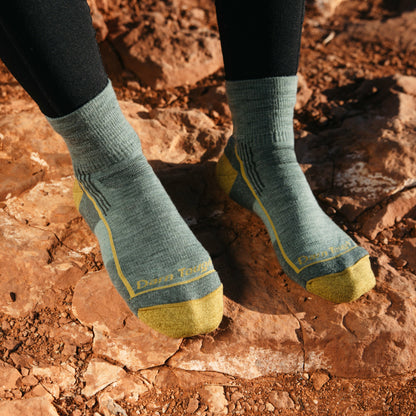 Women's Hiker Quarter Midweight Hiking Socks | Darn Tough