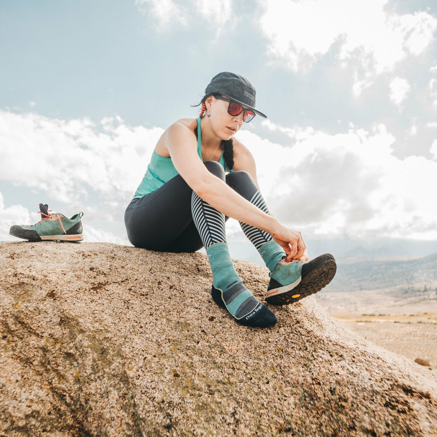 Women's Light Hiker Micro Crew Lightweight Hiking Socks | Darn Tough