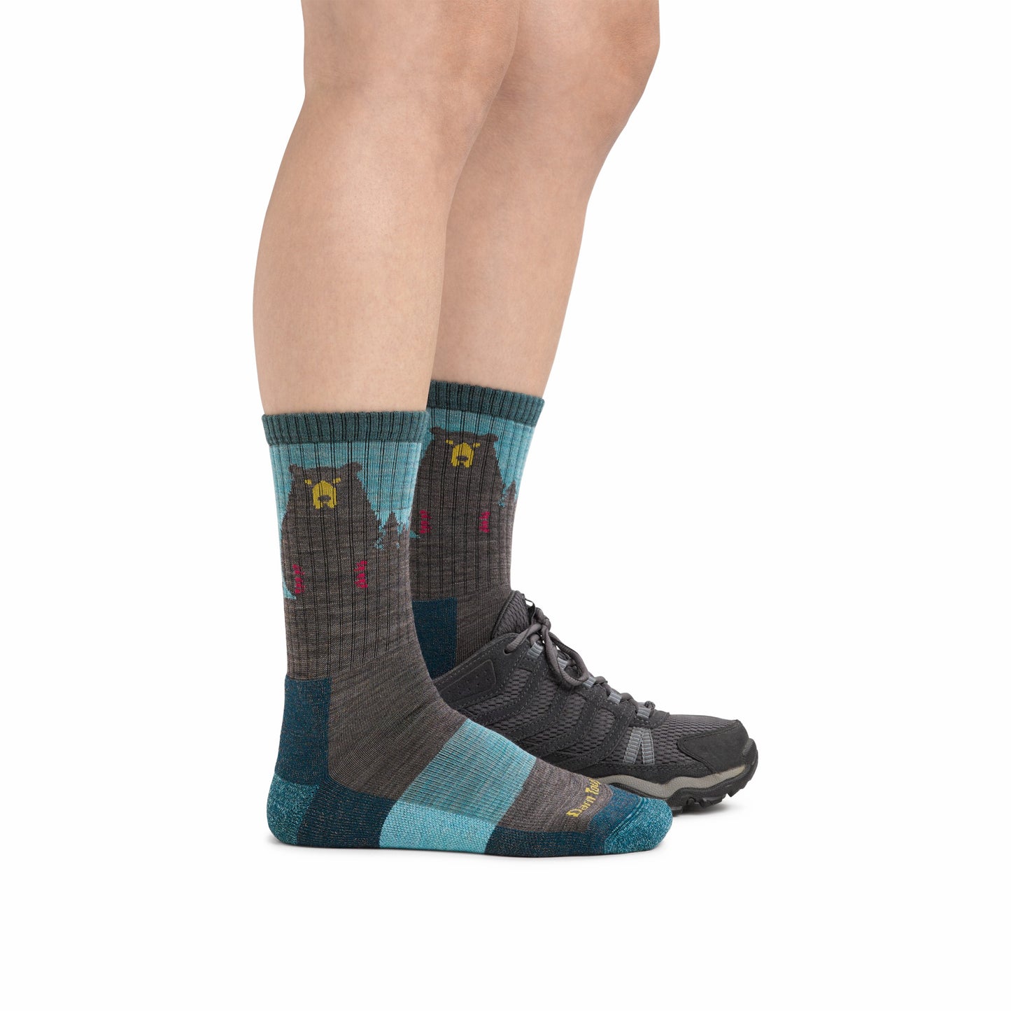 Women's Bear Town Micro Crew Lightweight Hiking Socks | Darn Tough