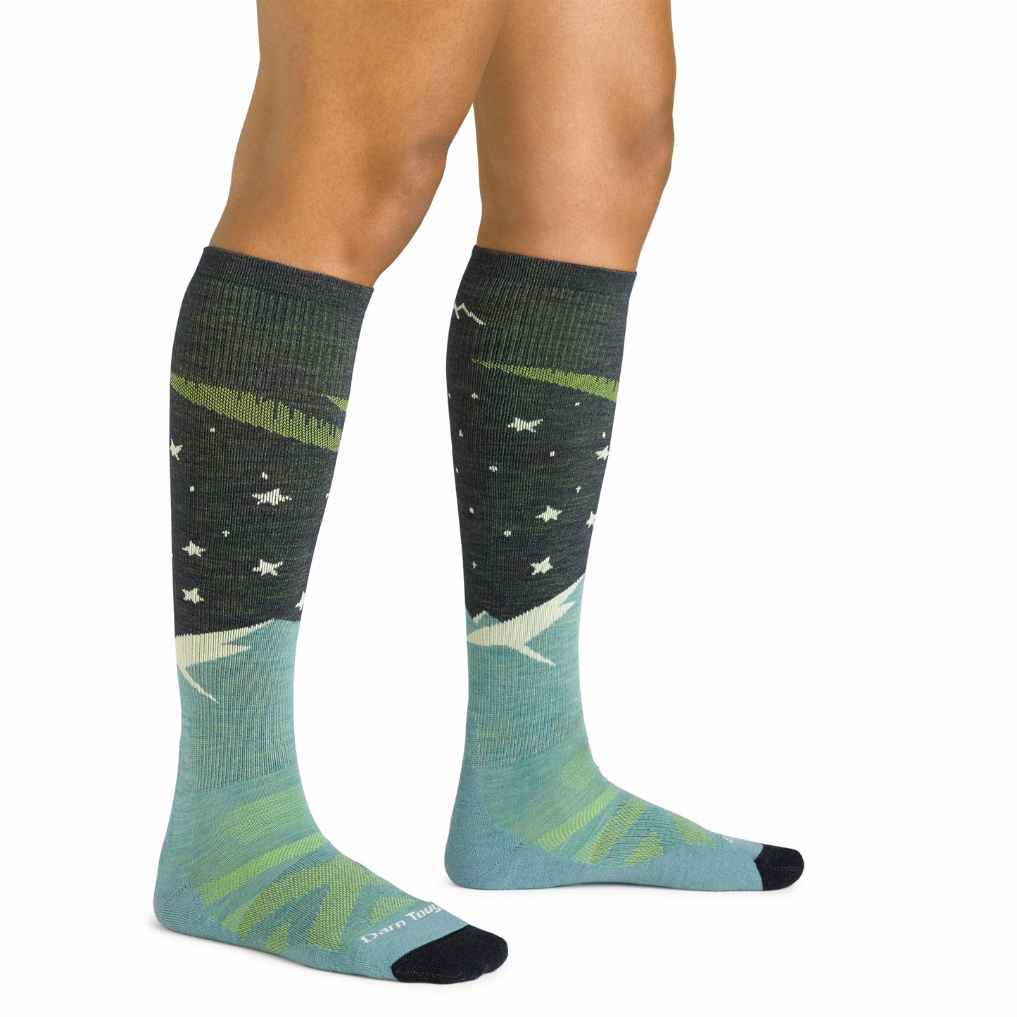 Women's Aurora Over-the-Calf Lightweight Ski & Snowboard Socks | Darn Tough