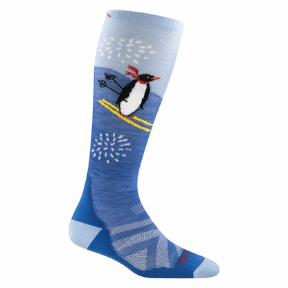 Kids Penguin Peak Over-the-Calf Midweight Ski & Snowboard Socks | Darn Tough