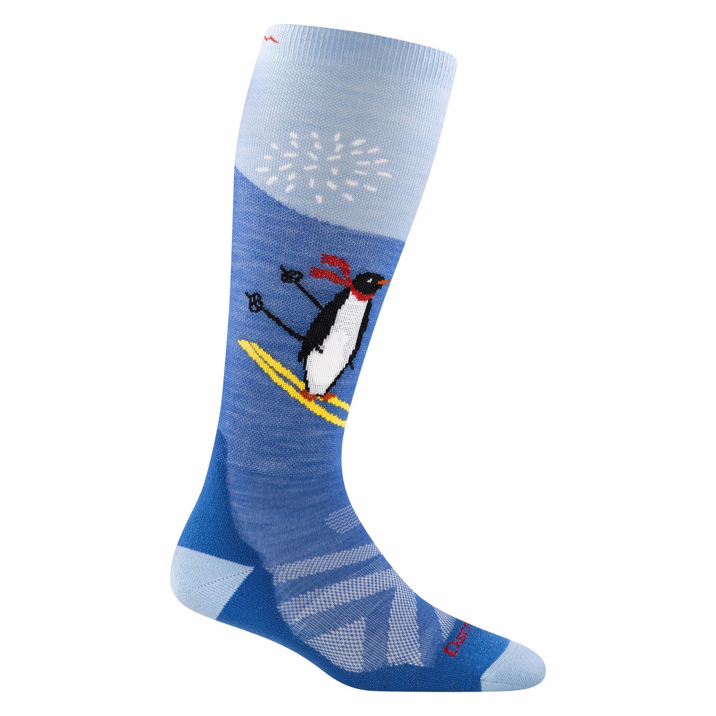 Kids Penguin Peak Over-the-Calf Midweight Ski & Snowboard Socks | Darn Tough