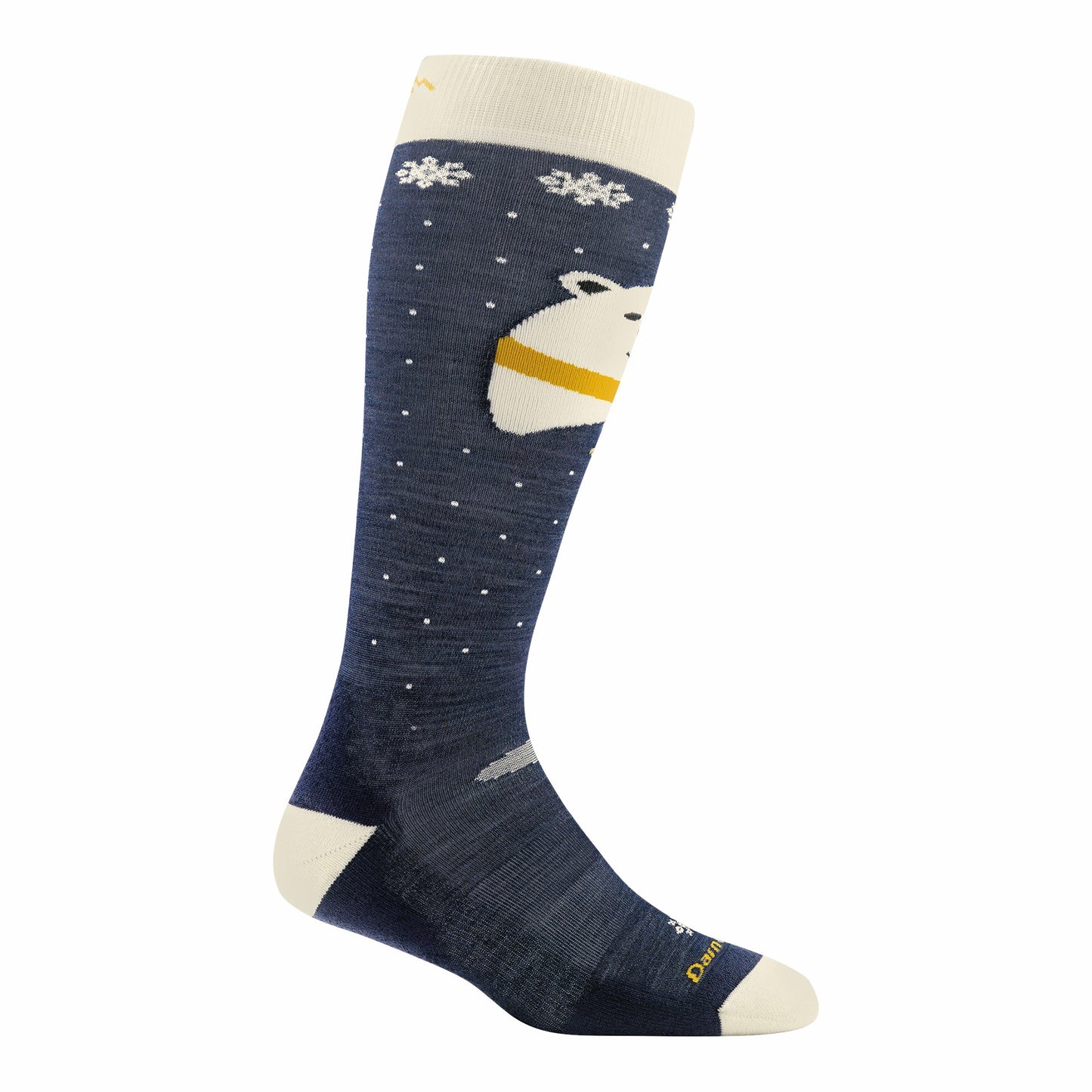 Kids Polar Bear Over-the-Calf Midweight Ski & Snowboard Socks | Darn Tough