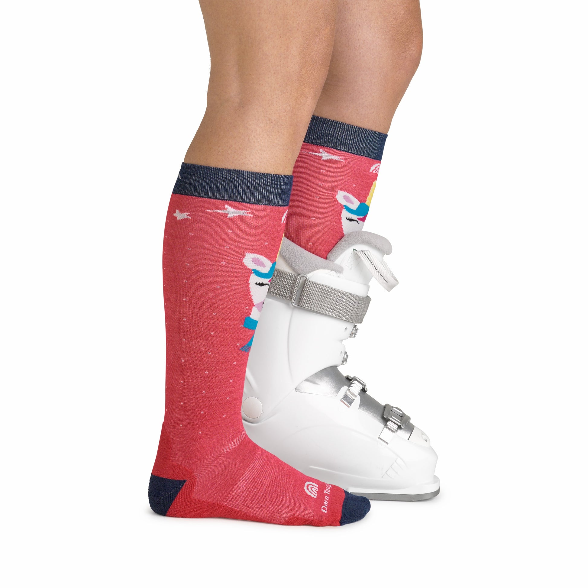 Kids Magic Mountain Over-the-Calf Midweight Ski & Snowboard Socks | Darn Tough