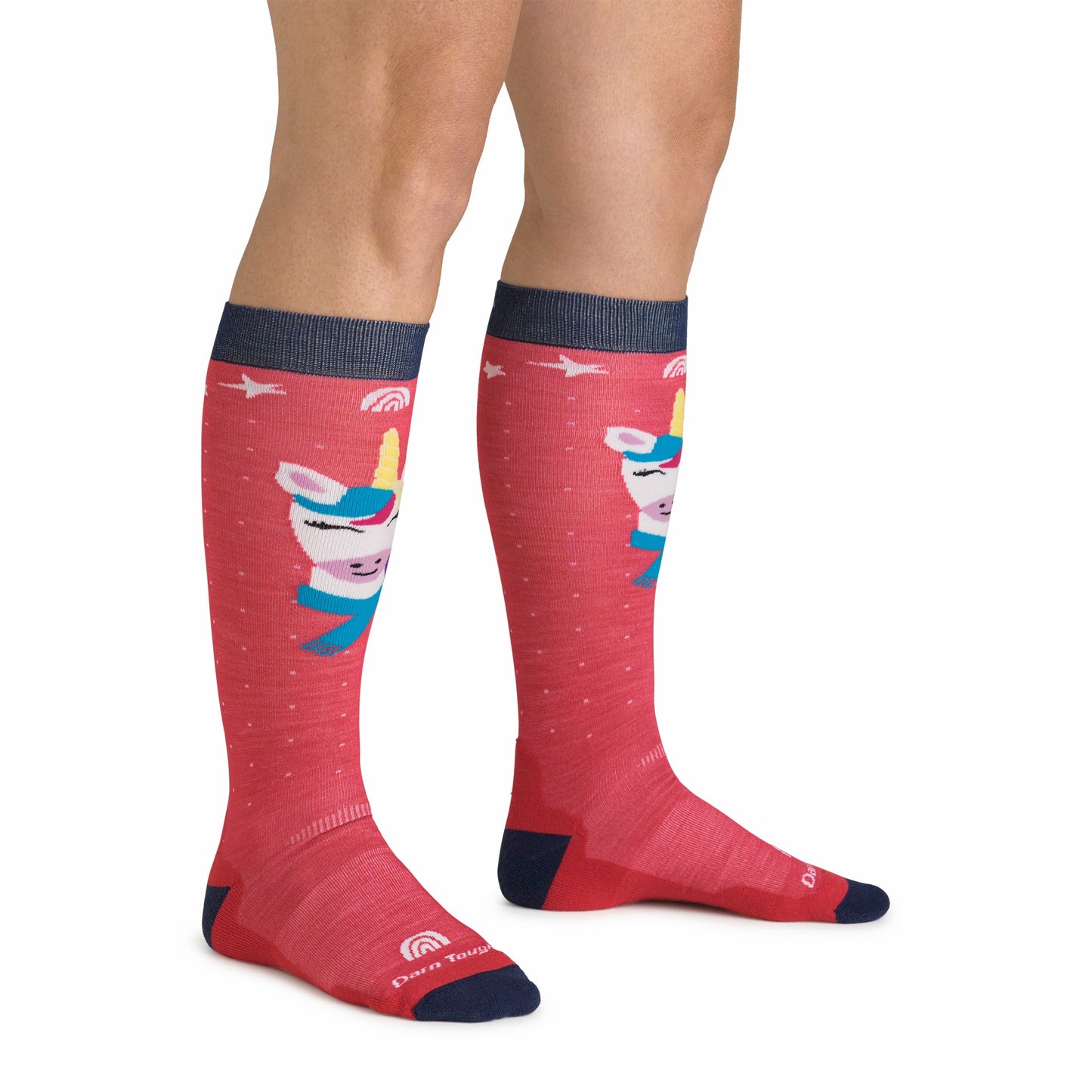 Kids Magic Mountain Over-the-Calf Midweight Ski & Snowboard Socks | Darn Tough