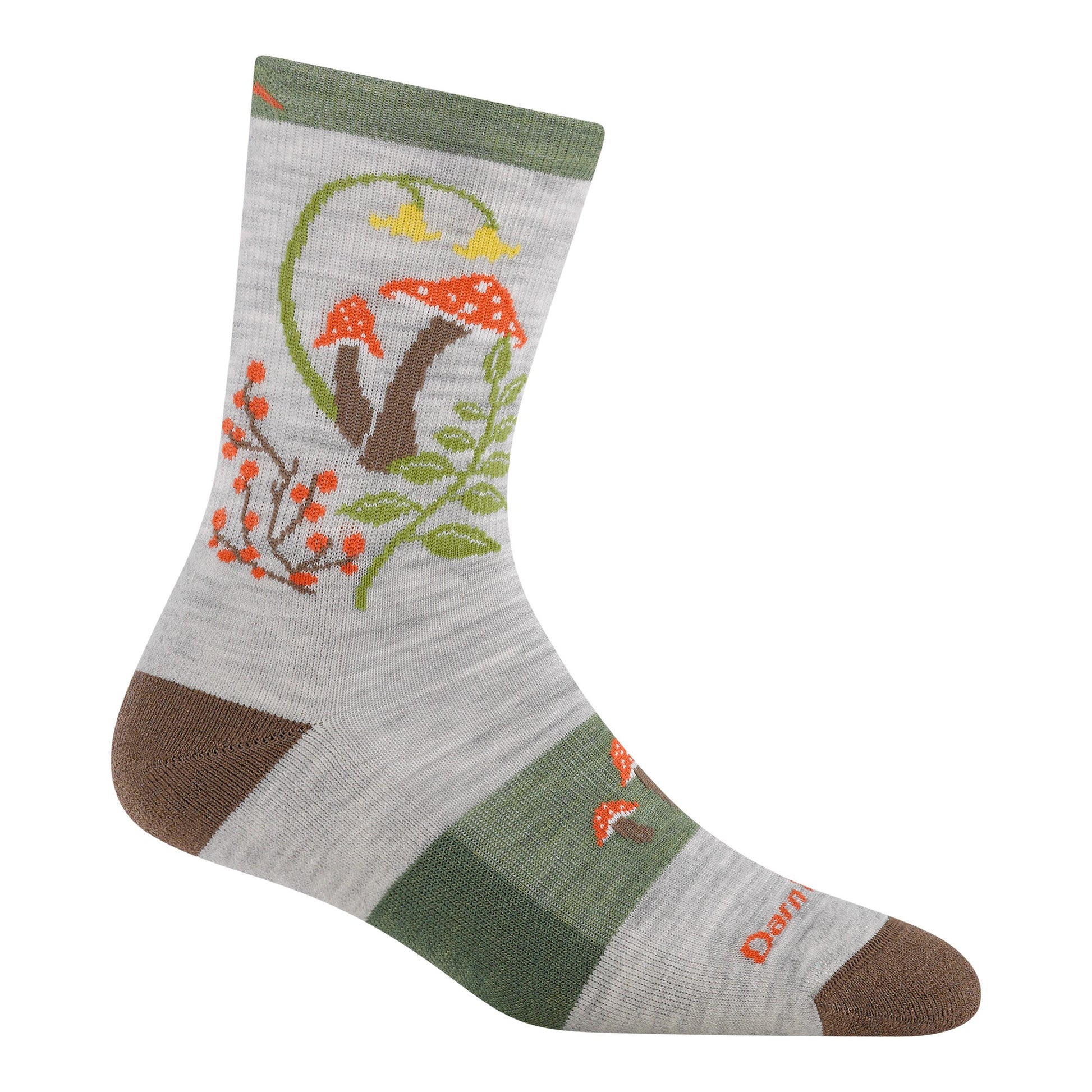 Women's Mellow Mushrooms Micro Crew Lightweight Hiking Socks | Darn Tough