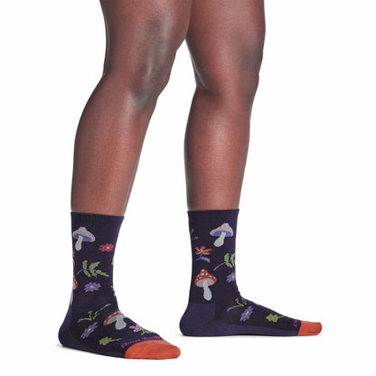 Women's Shroom Bloom Crew Lightweight Lifestyle Socks | Darn Tough