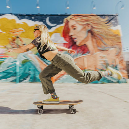 Women's Shroom Bloom Crew Lightweight Lifestyle Socks | Darn Tough