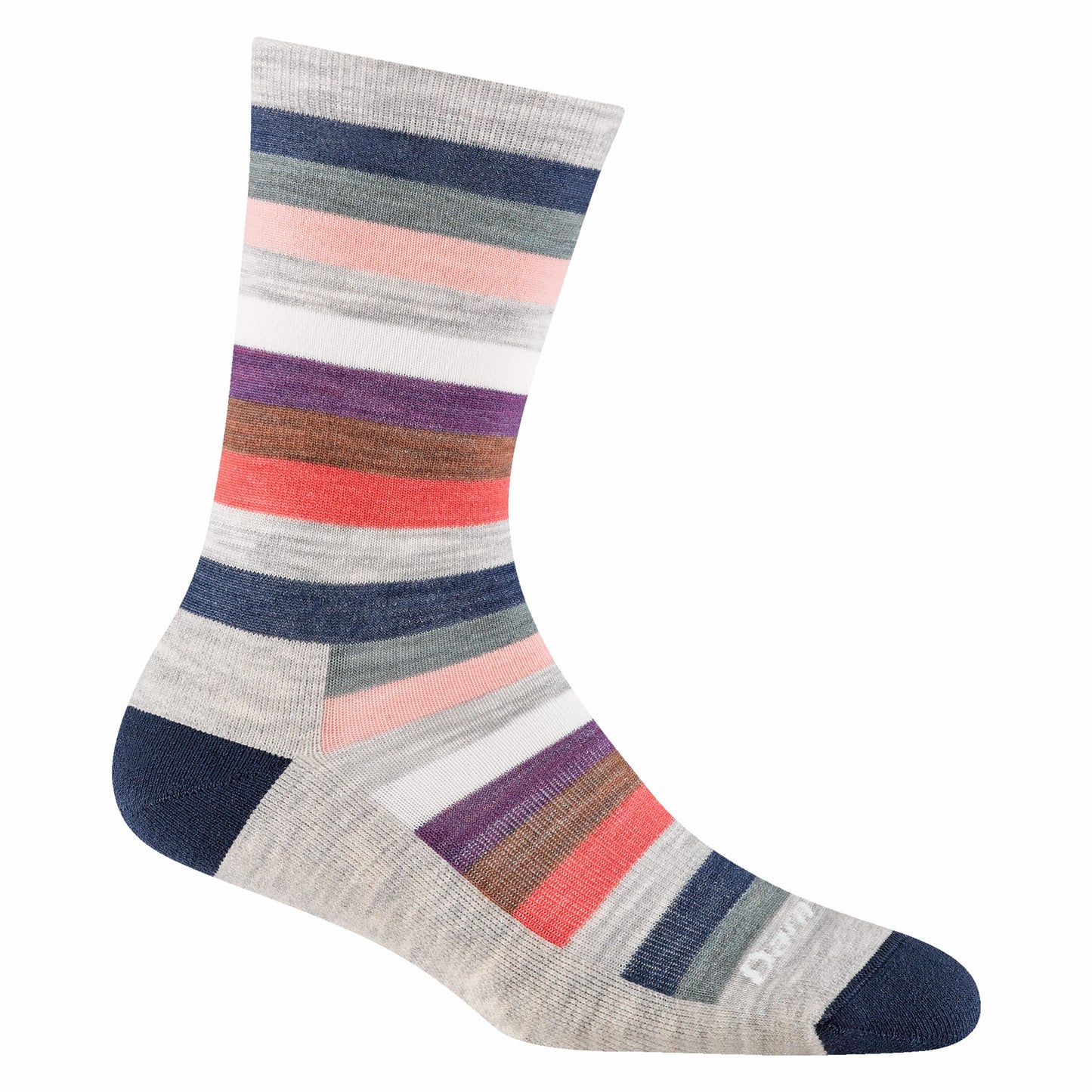 Women's Mystic Stripe Crew Lightweight Lifestyle Socks | Darn Tough