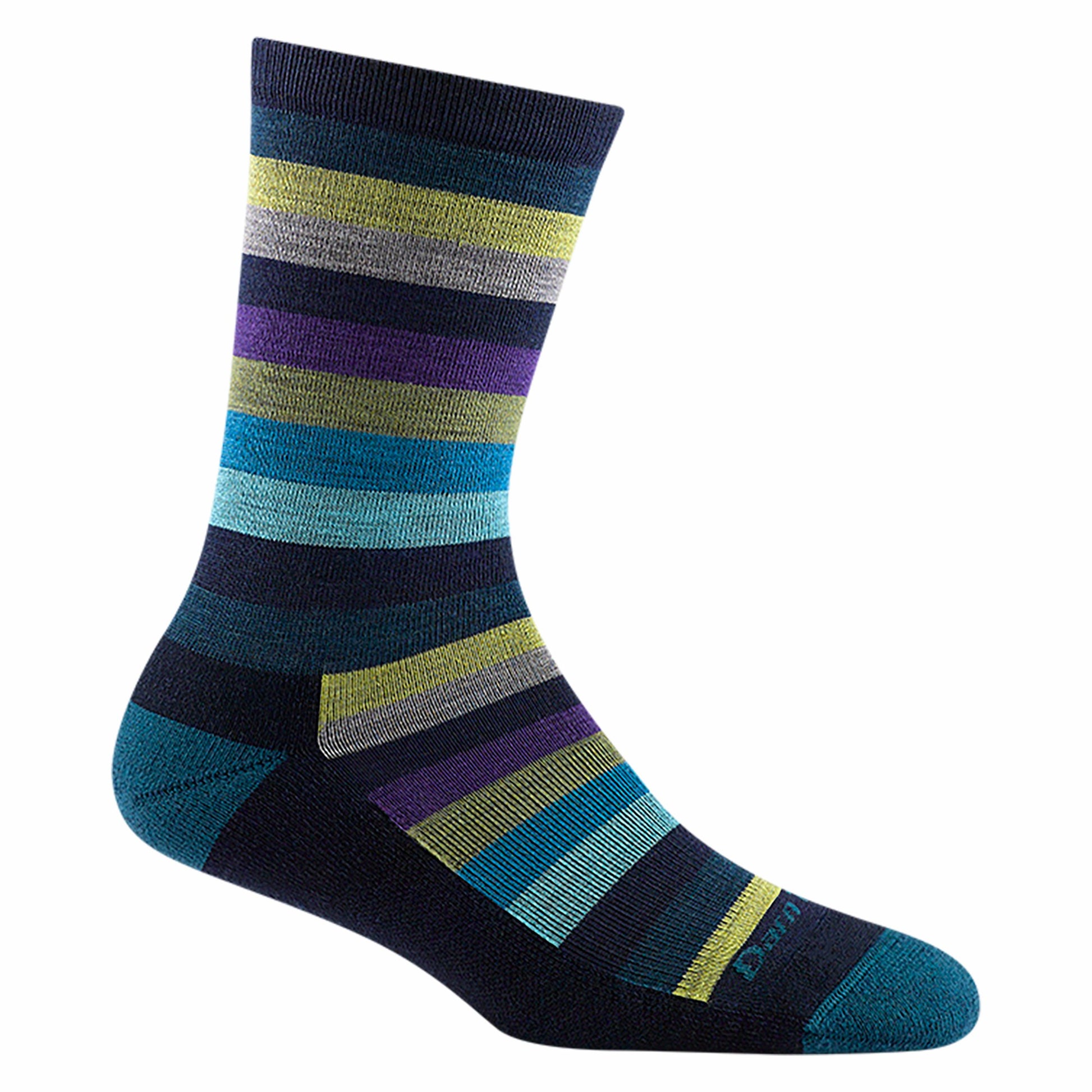Women's Mystic Stripe Crew Lightweight Lifestyle Socks | Darn Tough