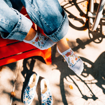 Women's Garden Party No Show Hidden Lightweight Lifestyle Socks | Darn Tough