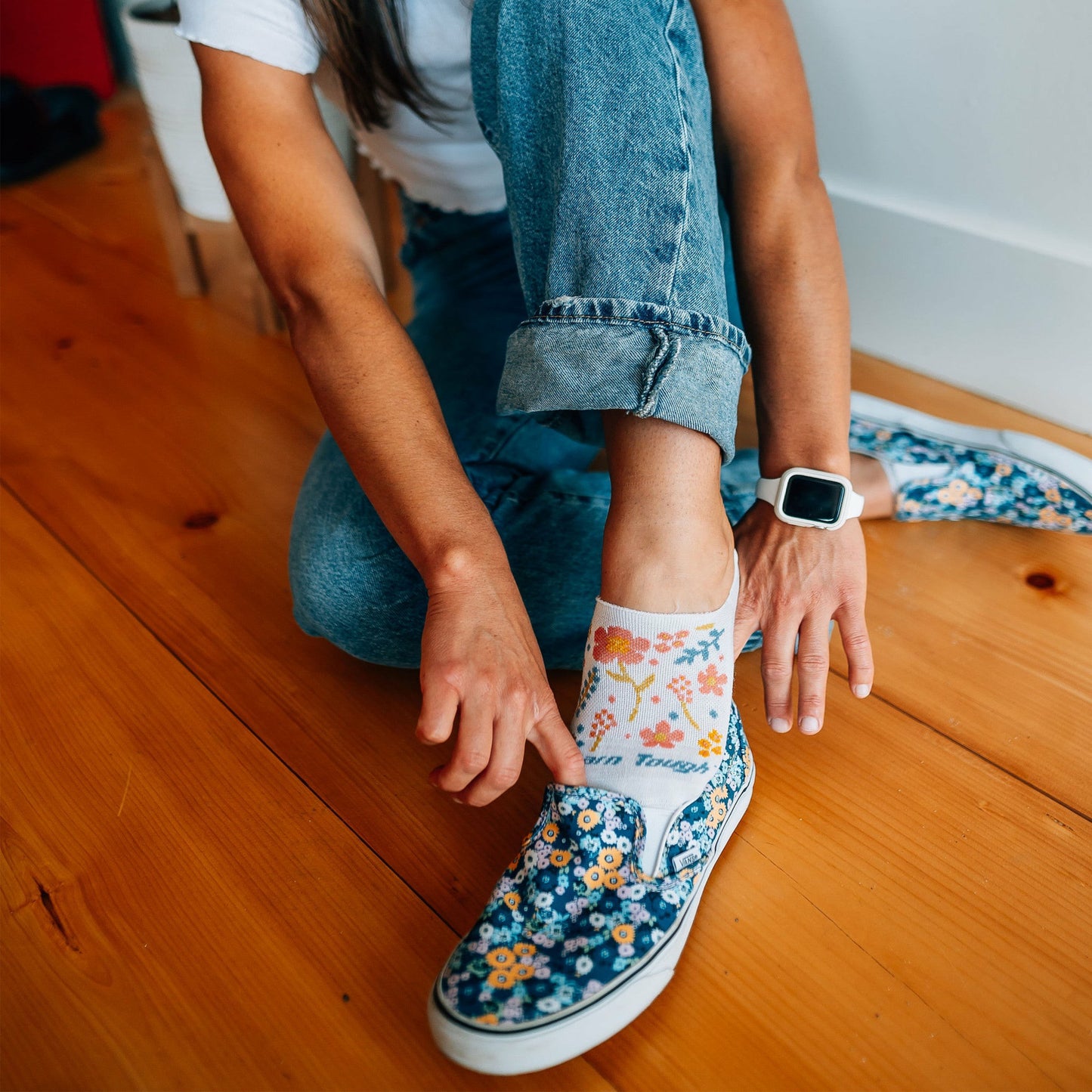 Women's Garden Party No Show Hidden Lightweight Lifestyle Socks | Darn Tough