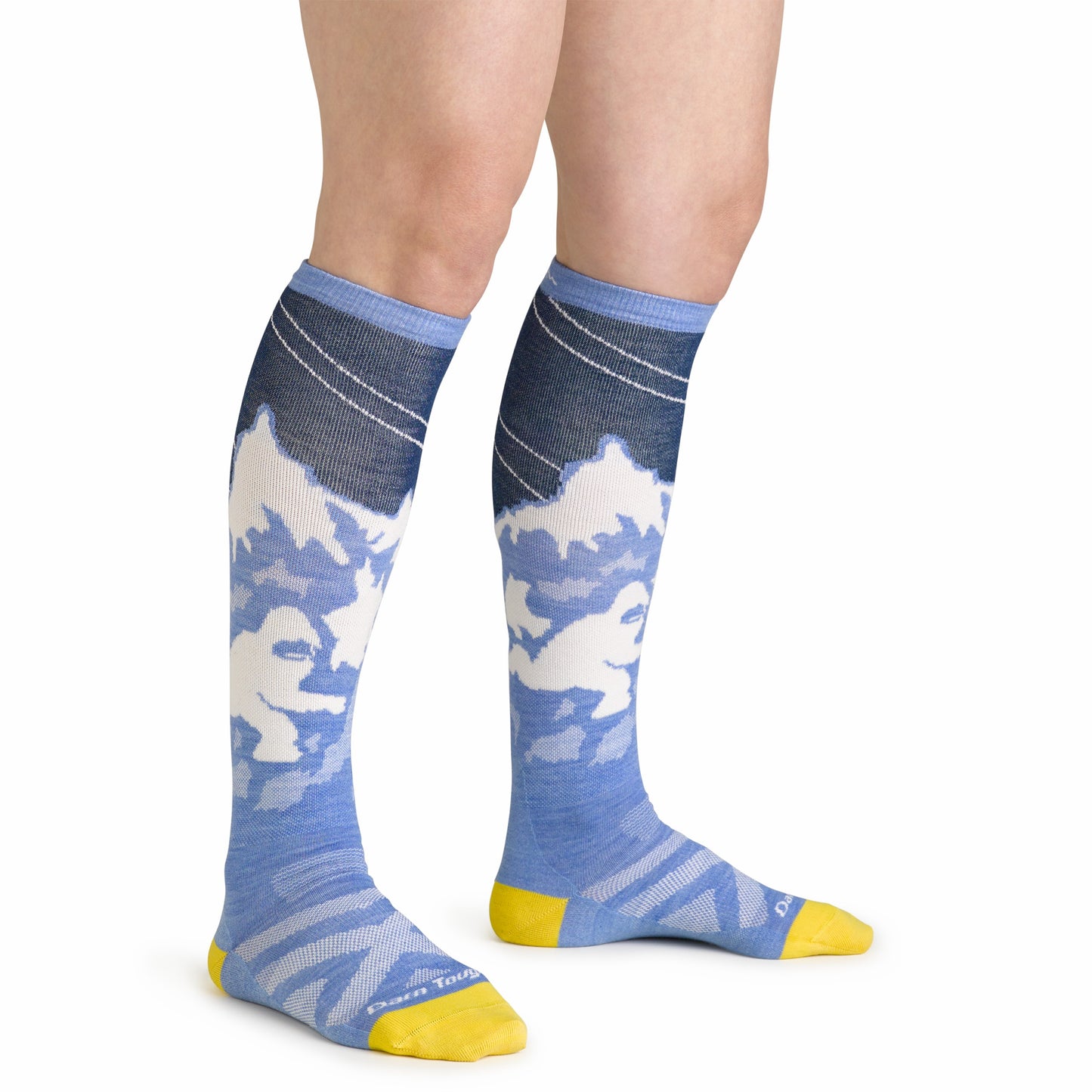 Women's Yeti Over-the-Calf Lightweight Ski & Snowboard Socks | Darn Tough