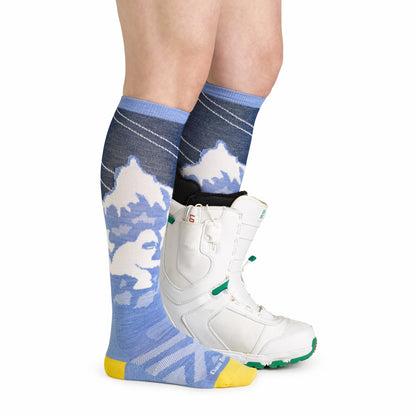 Women's Yeti Over-the-Calf Lightweight Ski & Snowboard Socks | Darn Tough