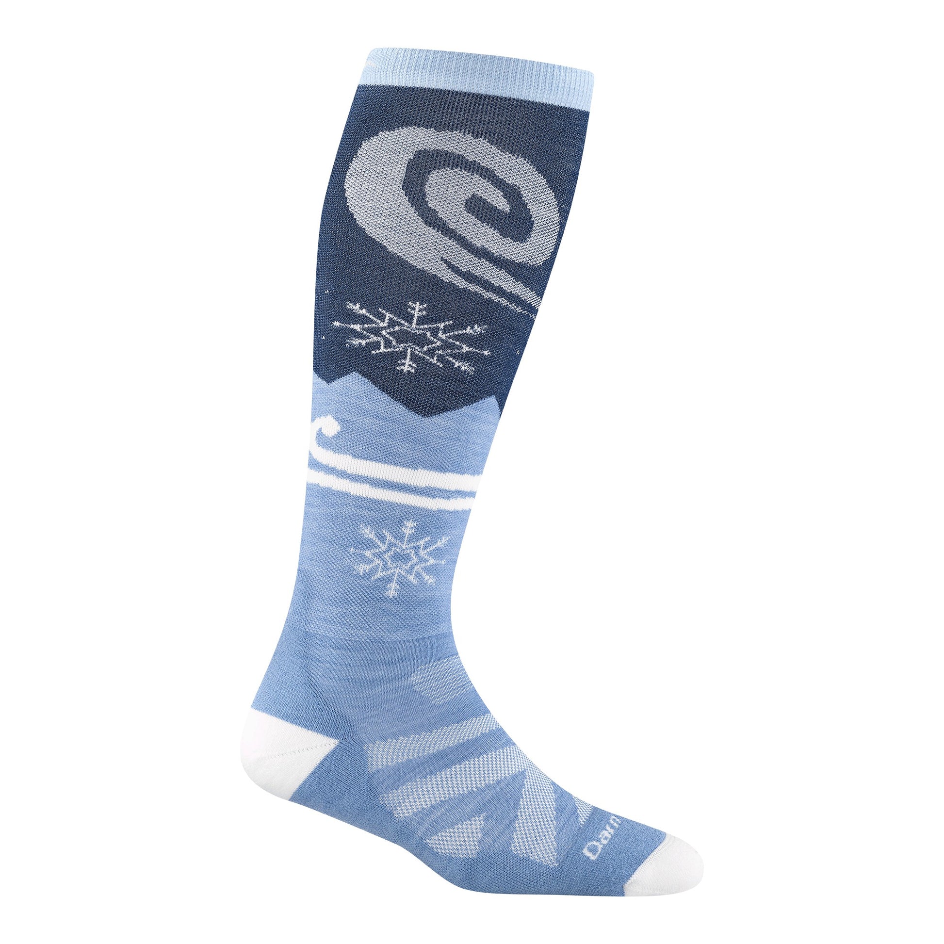 Women's Swirlwind Over-the-Calf Lightweight Ski & Snowboard Socks | Darn Tough