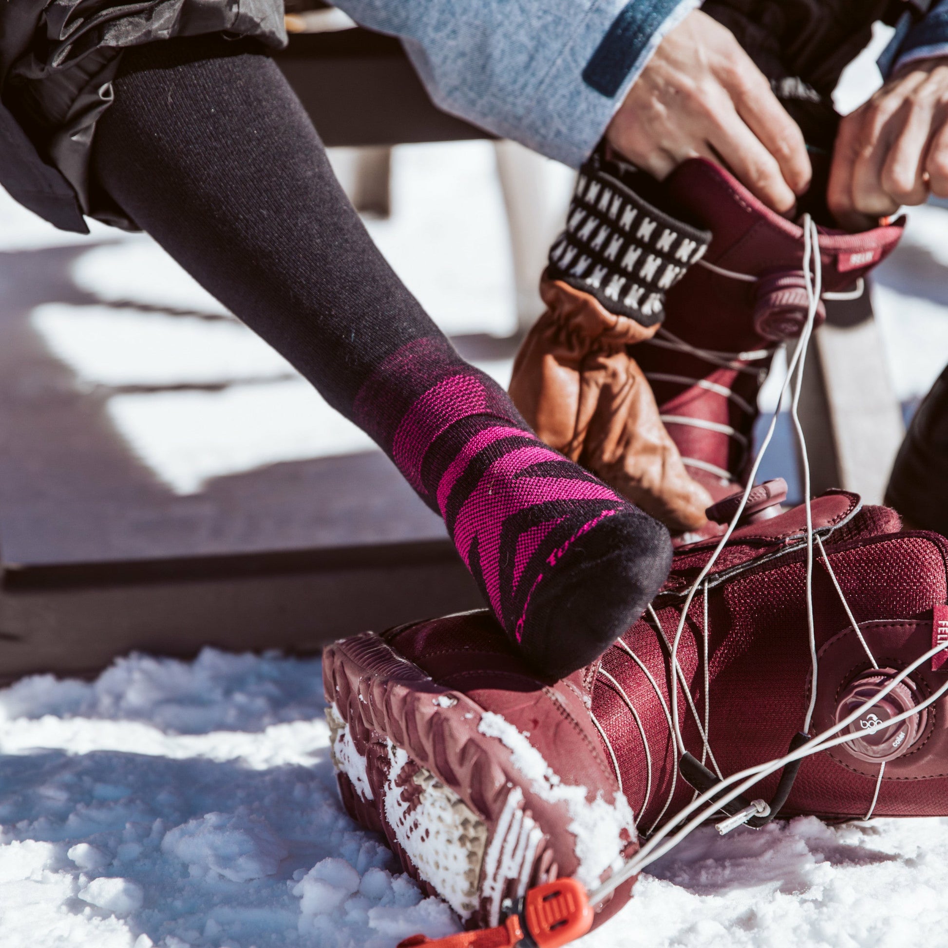 Women's RFL Over-the-Calf Ultra-Lightweight Ski & Snowboard Socks | Darn Tough