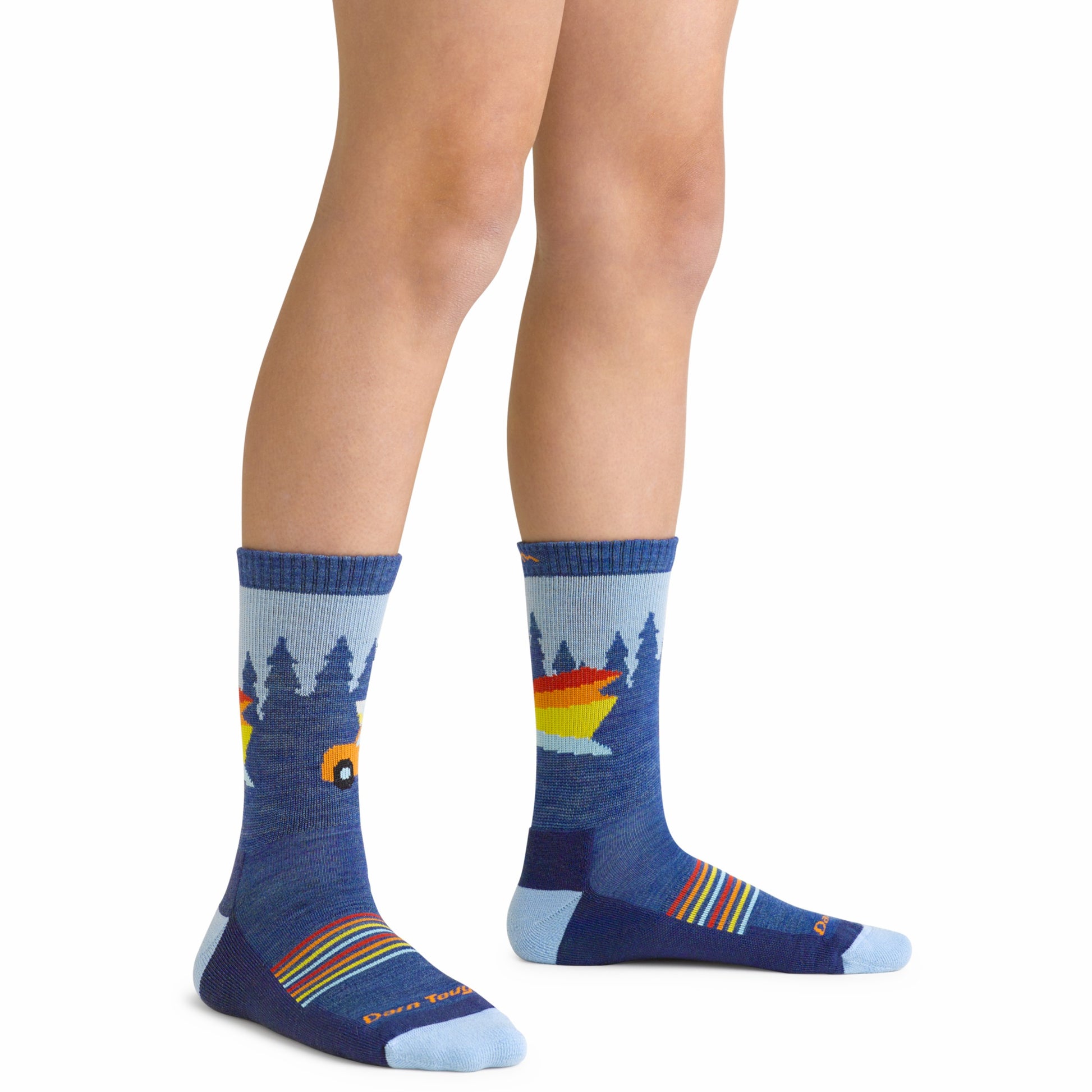 Kids Van Wild Micro Crew Lightweight Hiking Socks | Darn Tough
