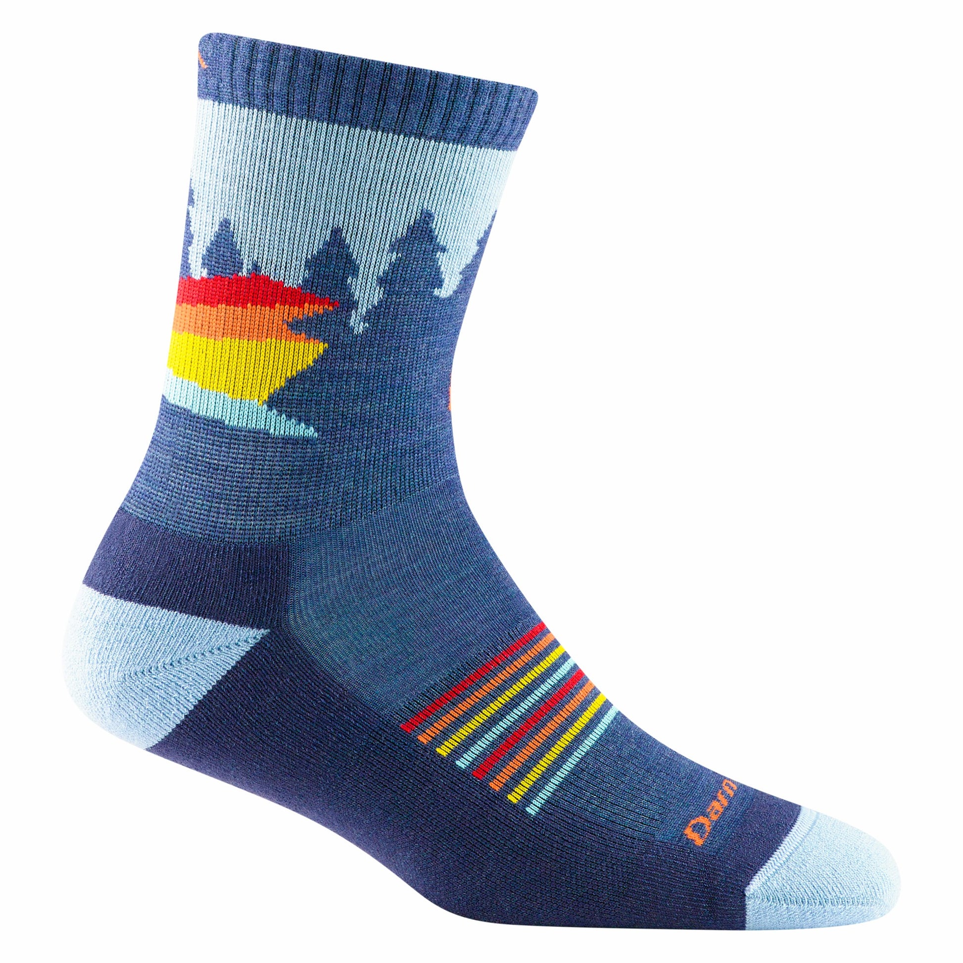 Kids Van Wild Micro Crew Lightweight Hiking Socks | Darn Tough
