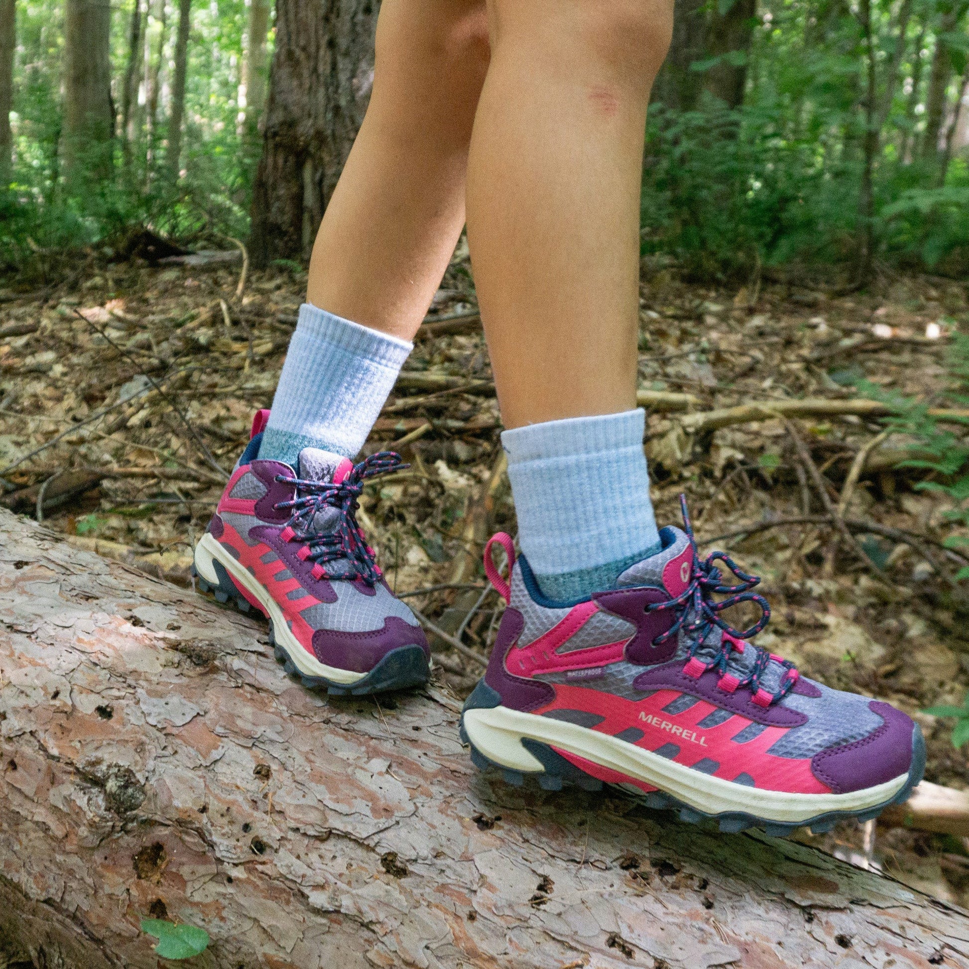 Kids Hill Topper Micro Crew Heavyweight Hiking Socks | Darn Tough