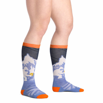 Kids Little Yeti Over-the-Calf Midweight Ski & Snowboard Socks | Darn Tough