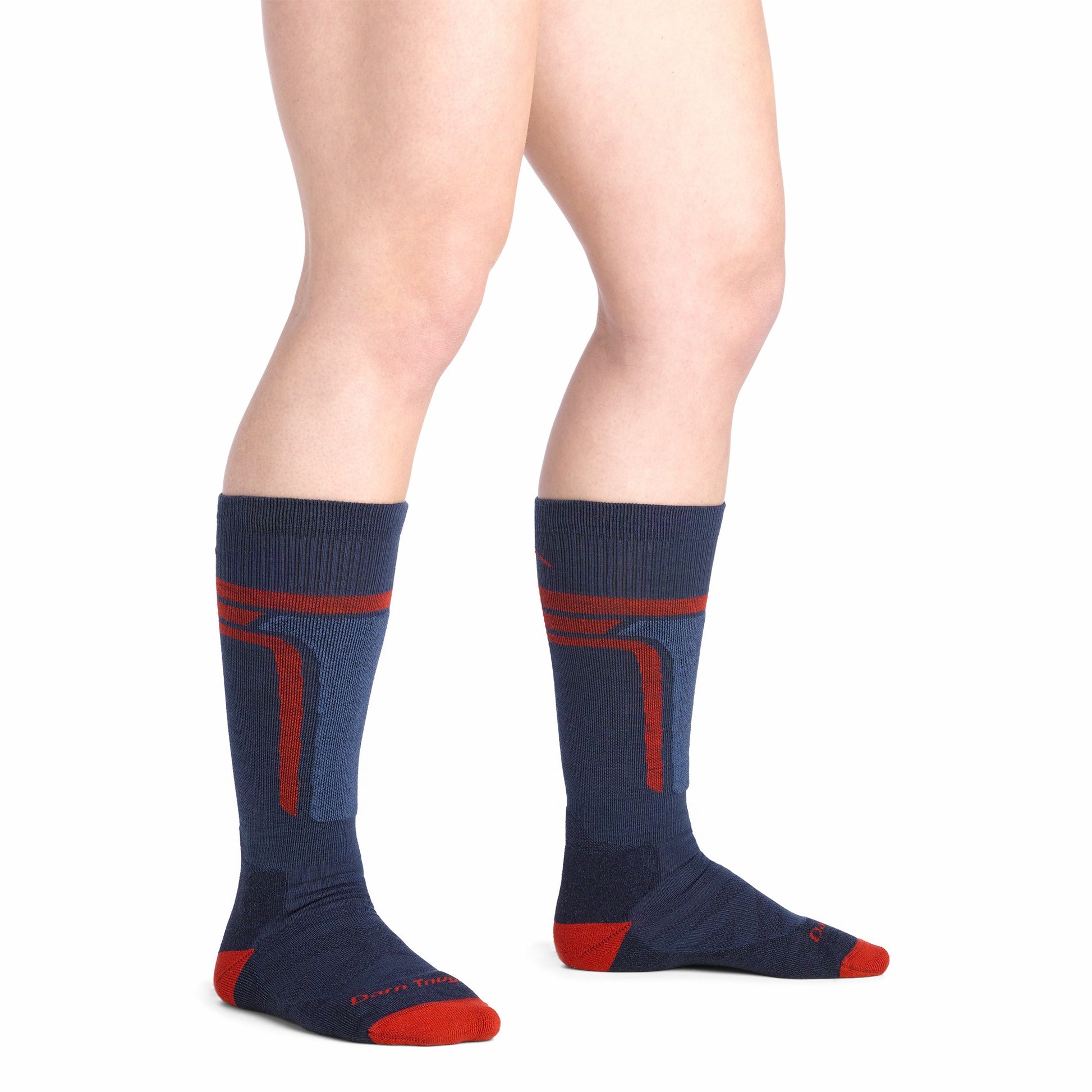 Kids T-Bar Over-the-Calf Midweight Ski & Snowboard Socks | Darn Tough
