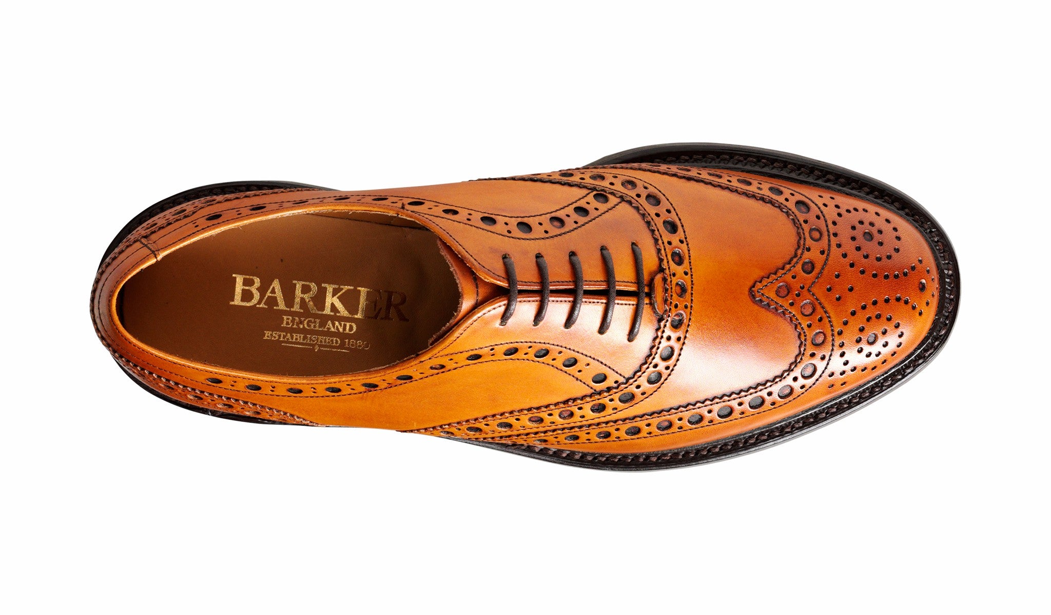 Westfield - Cedar Burnished Calf Brogue | Barker Shoes