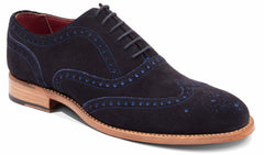Brando 2 - Navy Suede | Barker Shoes
