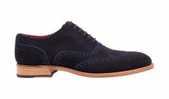 Brando 2 - Navy Suede | Barker Shoes