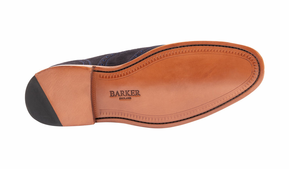 Brando 2 - Navy Suede | Barker Shoes