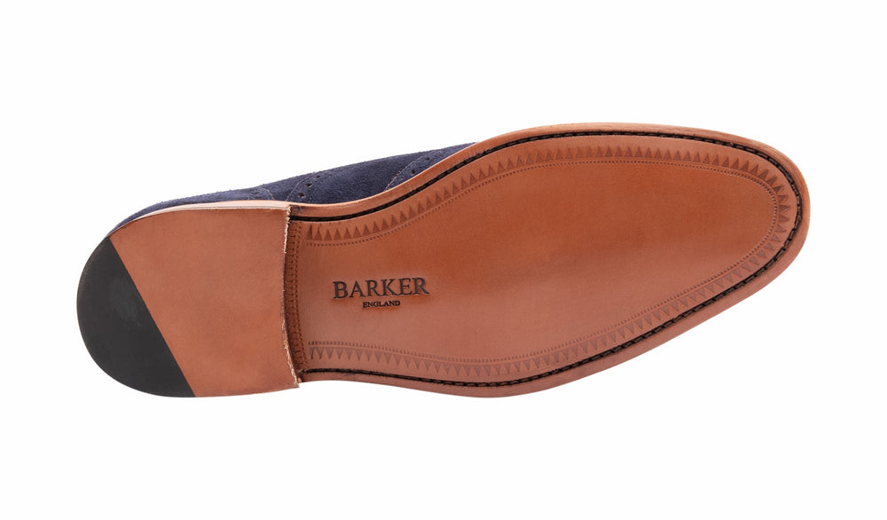 Brando 2 - Navy Suede | Barker Shoes