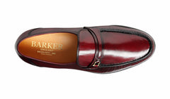 Wade - Burgundy Kid Loafer | Barker Shoes