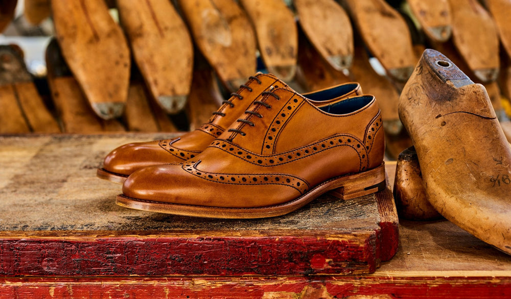 Grant - Cedar Calf Mens Brogue Shoe | Barker Shoes