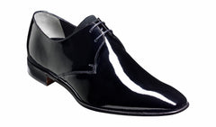 Goldington - Black Patent / Suede Black Derby Dress Shoe | Barker Shoes