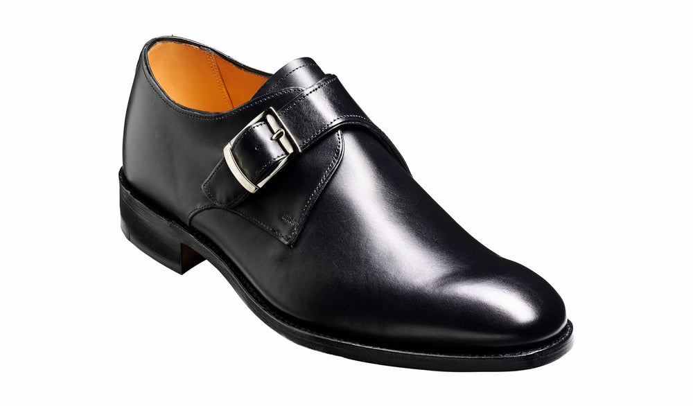 Northcote - Black Calf Monk Strap | Barker Shoes