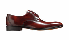Rutherford - Burgundy Hi-Shine Derby | Barker Shoes